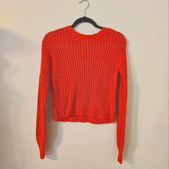 Eileen Fisher Orange Sweater Size XS Petite - Picture 2 of 8